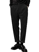 KOTTY Men’s Solid|Button|Straight|Regular fit|Corduroy Trousers|Pant for Men