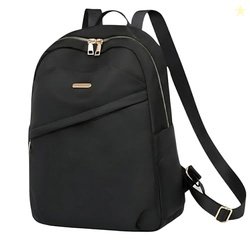 TYPIFY Premium Black Backpack for Women | Stylish Aesthetic Daypack fo