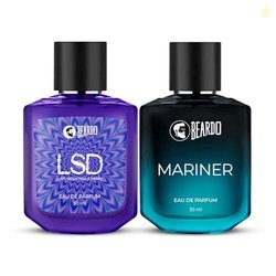 Beardo Midnight Duo- LSD & Mariner Perfume for Men (50ml x 2) | Long L