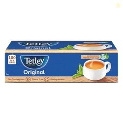 Tetley Original Black Tea,Pack of 100 Tea Bags,100 grams