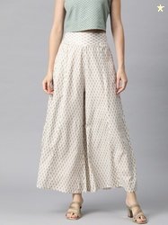 Readiprint Women Floral Printed Flared Ethnic Palazzos