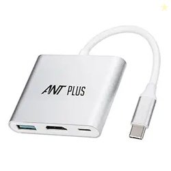 Booster 301 USB 3.1 Type-C to HDMI/USB3.0/Type-C Adapter - White