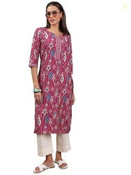 Vishudh Women's Kurta | Regular Fit | Trendy Ethnic Top for Everyday C
