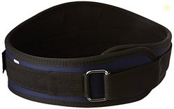 Protoner Weight Lifting Leather Belt with 6 inches Waist Support (Larg