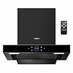 Whirlpool Smart Heat Sensor 60cm Kitchen Chimney with Filterless Autoclean Technology | BLDC Motor | With Remote Control (SMARTSENSE ZEN TAFL 60 HAC BLDC BK HOOD)