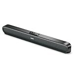FRONTECH ECHOLITE-191 Mini Soundbar Speaker with Bluetooth 5.0 | 1200mAh Long Battery Life | 30W Sound | TF Card Support | Immersive Sound (Black, SW-0191)