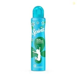 SpinZ Blue Bounce Perfumed Aerosol Deo For Women, With Fresh Tuberose