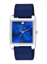CHARLIEKEEN Men Brass Dial & Straps Analogue Watch CC-GSQ008-BLU-BLU