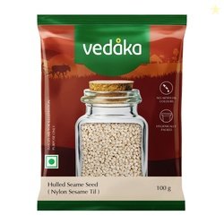 Amazon Brand - Vedaka Hulled Seame Seed | 100 G | Nylon Sesame | Til