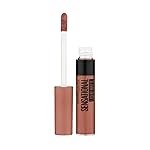 Maybelline New York Sensational Liquid Matte Lipstick, Non-sticky, Non-drying Lipstick, Hassle-Free & Precise Application, Long-lasting Liquid Matte Lipstick – NU01 Bare It All|7ml