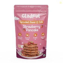Gladful Strawberry Pancake Mix, No Maida, No Palm Oil, No Refined Suga