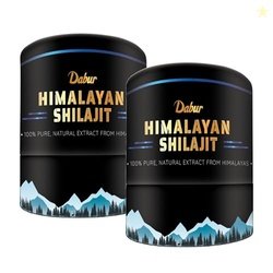 Dabur Himalayan Shilajit/Shilajeet Resin - 20g (10g x 2) | 250mg per s