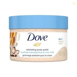 Dove Exfoliating Body Polish| Body Scrub |Deeply Nourishing Crushed Ma