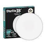 Sturlite Lexxo 8W Round LED Surface Light| 6500k Cool White Color Temperature| 800 Lumens with CRI Tech for Accurate Color Representation (Pack of 1)