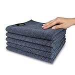 Microfiber Cloth 350 GSM â 40×40 cm, (Grey) | Ultra-Soft, Lint-Free & Streak-Free Towels for Car, Bike, Interior & Exterior Detailing, Polishing & Washing (Pack of 5)