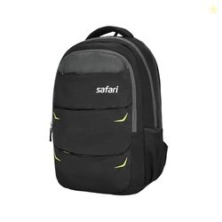 Safari Omega Pro Laptop Backpack With Raincover, 3 Compartments, Bottl