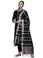Women Rangpreet Navy Blue Straight Kurta Palazzo With Dupatta Set