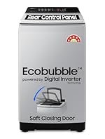 Samsung 7 kg, 5 Star, Eco Bubble Technology, Digital Inverter Motor, Soft Closing Door, Fully-Automatic Top Load Washing Machine (WA70BG4441YYTL, Lavender Gray)