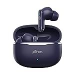 pTron Bassbuds Eon in-Ear TWS Earbuds w/ 13mm Drivers, 45Hrs Playtime, Dual HD Mic & TruTalk AI-ENC Calls, Custom EQ, Mobile App, Bluetooth v6.0 Headphones,Voice Assist., Type C Charging & IPX5 (Blue)
