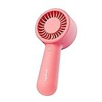 Lifelong Hand Fan | Portable Rechargeable Fan with 2000mAh Battery, 5 Speed Settings, Type-C Charging, Powerful Cooling, Start with Long Press, Non-Slip Base, Hanging Hook, Travel Friendly Design