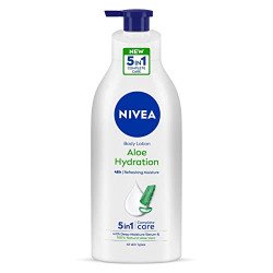 NIVEA Aloe Hydration Body Lotion 600 ml | 72 H Moisturization | Refres