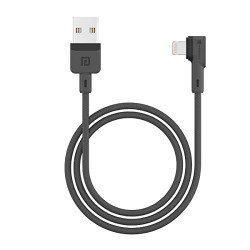 Portronics Konnect L 1.2M Fast Charging 3A 8 Pin USB Cable with Charge