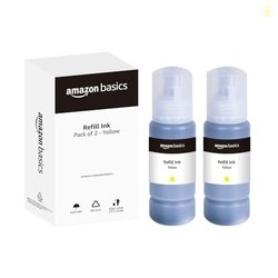 amazon basics 003 Refill Ink Bottle (Dual Pack) | Compatible with Epso