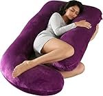 Pregnancy Pillows for Women Sleeping U Shaped Full Body Maternity Pillow with Removable Cover Maternity Support – for Back, HIPS, Legs, Belly for Pregnant Women Must Have Maternity Pillow