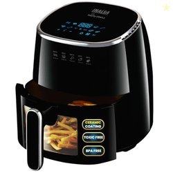 INALSA Non-Toxic Ceramic Coated Air fryer 5.5 L & 1600 W Power|No PTFE