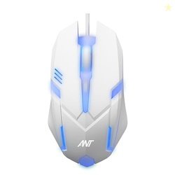 Ant GM46 Wired Optical Gaming Mouse | 2400 DPI Sensor | 4 Durable Butt