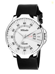 Mikado Men Silver-Toned Analogue Watch 5009