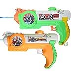 PoPo Toys Holi Mini Star Wars Water Gun Combo of 2, with Free Balloons | Assorted Colour | Best Festival Gift for Kids | Avengers Team