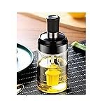 LISHER 250 ml Glass Oil Dispenser with Basting Brush, Oil Ghee Container for Kitchen, Oil Brush for BBQ Pastry Grill Baking Cooking (Pack of 1)