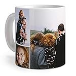Customized Personalized 8 Photo Mug Gifts for Birthday, Anniversary, Sister, Friends White Coffee Cup 325 ML