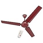 Bajaj Frore Turbo BLDC 1200 MM 5 Star Rated Ceiling Fans For Home | BEE Stars Rated Energy Efficient Ceiling Fan | Aluminium Motor | 2 Years Warranty ã Red Walnutã