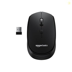 amazon basics Wireless Optical Mouse with 2.4GHz, USB Nano Dongle, Opt