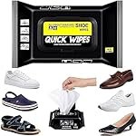 Shoe Cleaning Wipes (80 Wipes) Instant Sneaker Cleaner Wipes for White Shoes | Quick Dirt & Stain Removal Sneaker Wipes | Portable Shoe Cleaner Wipes for Sports & Casual Footwear (Pack Of 1)