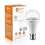 Orient Electric 9W Emergency LED Bulb| Rechargeable LED Light| 2 Hours Battery Backup| Up to 4 kV Surge Protection| 6500K, Cool White| B22d Base| Made in India| Pack of 1