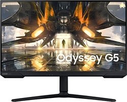 Samsung 32-inch(80cm) 2K QHD Odyssey G5 IPS Gaming, 165Hz, 1ms, Flat M