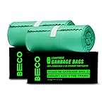 Beco Eco Friendly Compostable Garbage Bags for Dustbin | 30 Pcs | Small 17 X 19 Inches | Pack of 2