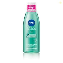 NIVEA Derma Skin Clear Toner (200ml), Cleansing and Hydrating, Salicyl
