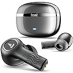 Boat Nirvana Iris Truly Wireless in Ear Ear Buds w/Up to 32 dB Active Noise Cancellation,120 Hrs Playback,Crystal Bionic Sound Powered by HiFi,Beast Mode,ENx Tech,Hearables App(Crystal Black)