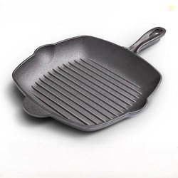 Suzec 30 cm Grill Pan, Non Stick Die Cast Grilling Pan, Square Grill P