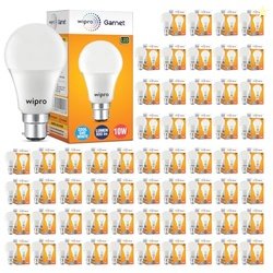 wipro Garnet 10W LED Bulb for Home & Office |Cool Day White (6500K) |