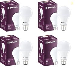 Bajaj Ivora HB 12W LED Bulb B22 (Pack of 4, CDL) | Energy Efficient, E
