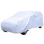 Solimo 7 Seater Car Cover, White (for Innova, Innova Crysta, Ertiga, Marazzo, etc.)
