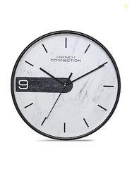 French Connection Luxury Wall Clock with White Luxury Design - Size: 1