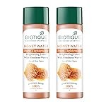 Biotique Honey Water Pore Tightening Brightening Toner with Himalayan Waters |Maintains pH Balance| Moisturized and Hydrated Skin | |100% Botanical Extracts| All Skin Types | 120ml (Pack Of 2)