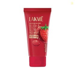 Lakme Blush & Glow Strawberry Freshness Gel Face Wash with Strawberry