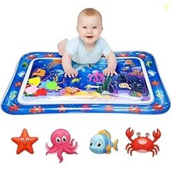 Tummy Time Water Play Mat for Babies Infant Sensory Activity Toy Baby